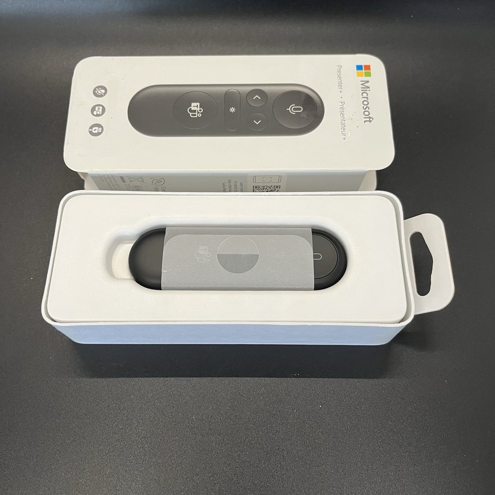Microsoft Presenter+ Wireless and Bluetooth Presentation Remote Certified Teams