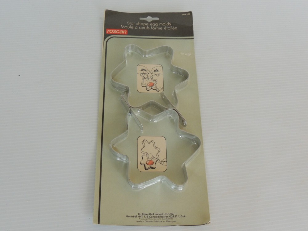 ROSXCSN STAR SHAPE EGG MOLDS  004-100