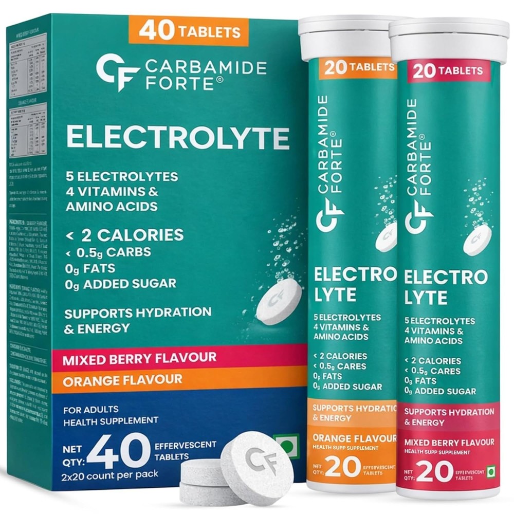 Carbamide Forte Electrolyte Effervescent (40 Tabs) Hydration & Sustained Energy