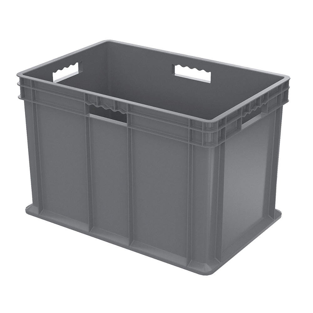 AKRO-MILS 37686GREY Straight Wall Ctr,Gray,Solid,IndGrdPoly 5YN15