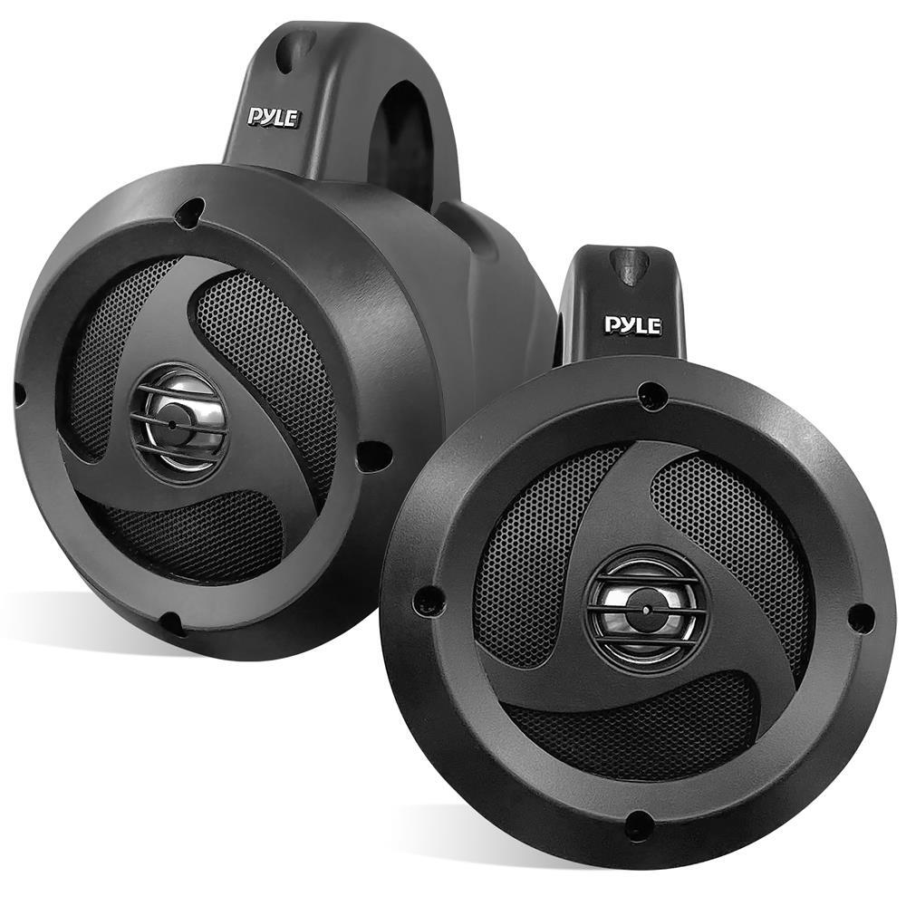 Pyle 4 Waterproof Rated Off-Road Speakers-900W Compact Power Sport Vehicle-Pair