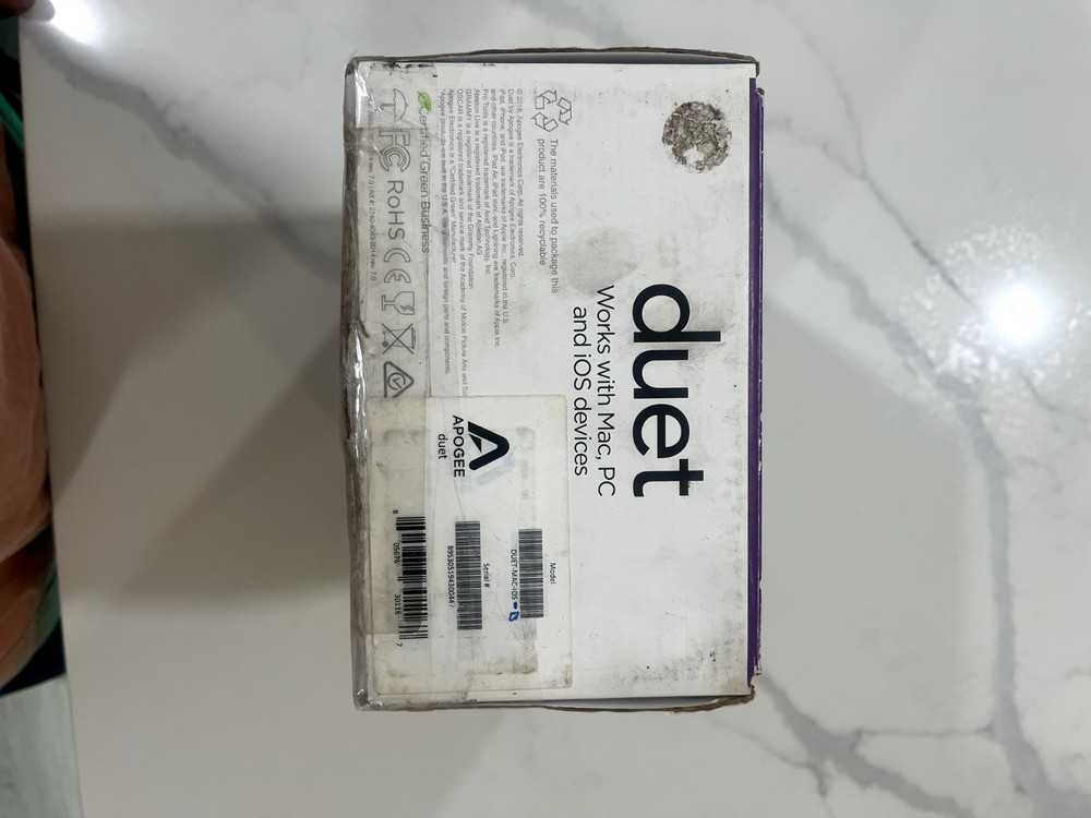 Apogee Duet 2 USB Interface - COMPLETE Bundle Box + 2 Breakout Cables - Unused