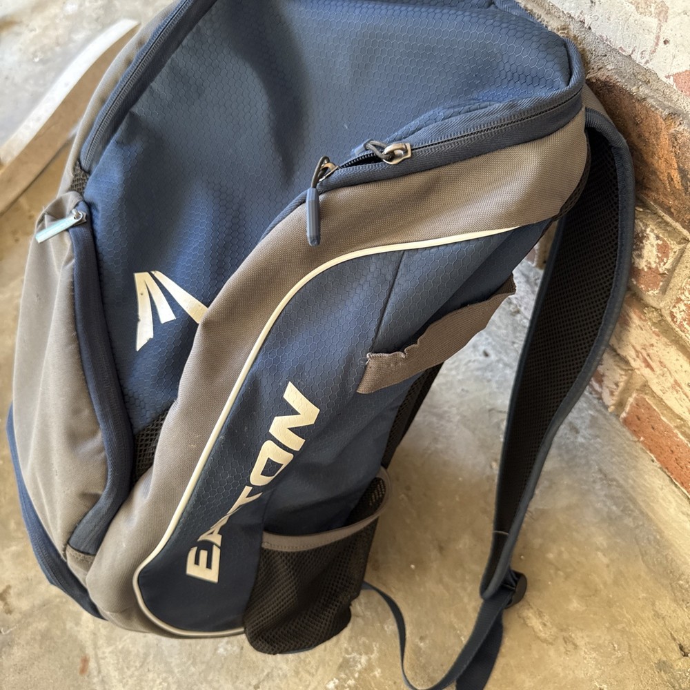 Used Easton Game Ready Blue Baseball Backpack