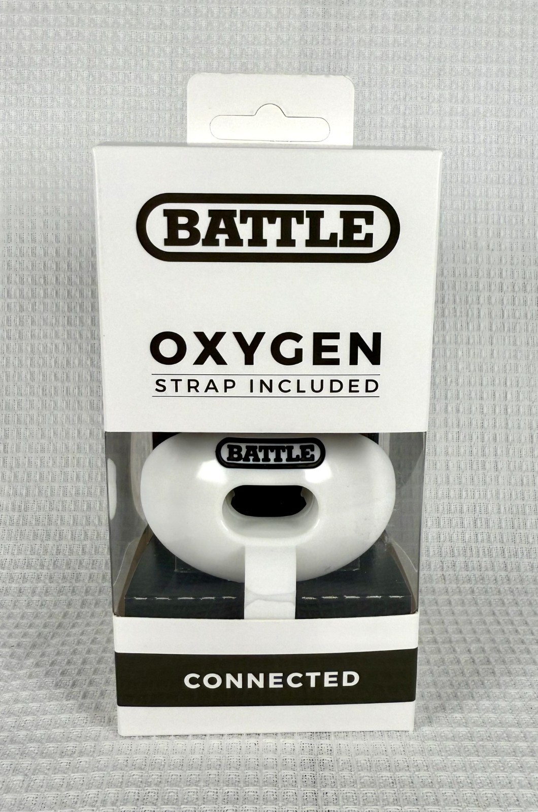 Battle Oxygen Lip Protector Mouthguard w/ Connected Strap – Football & Sports