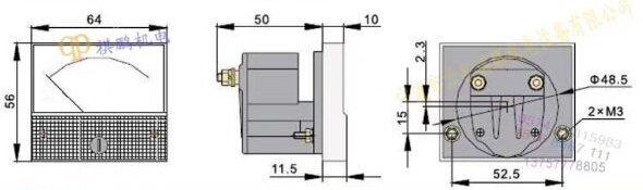 1PCS AC 0-150V Analog Panel Volt Voltage Meter Voltmeter Gauge