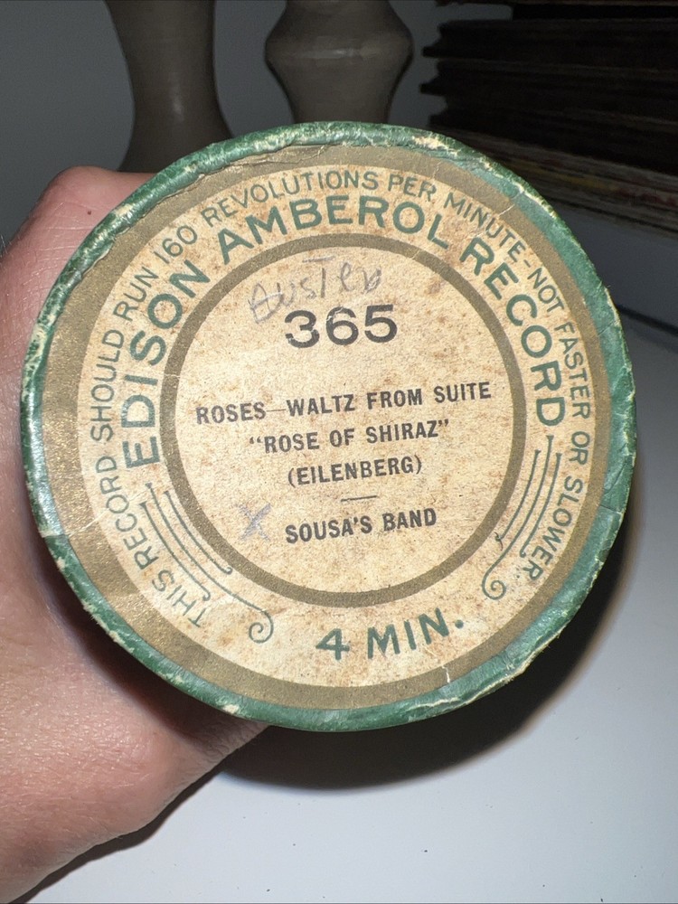 Vintage Edison Amberol Record 365