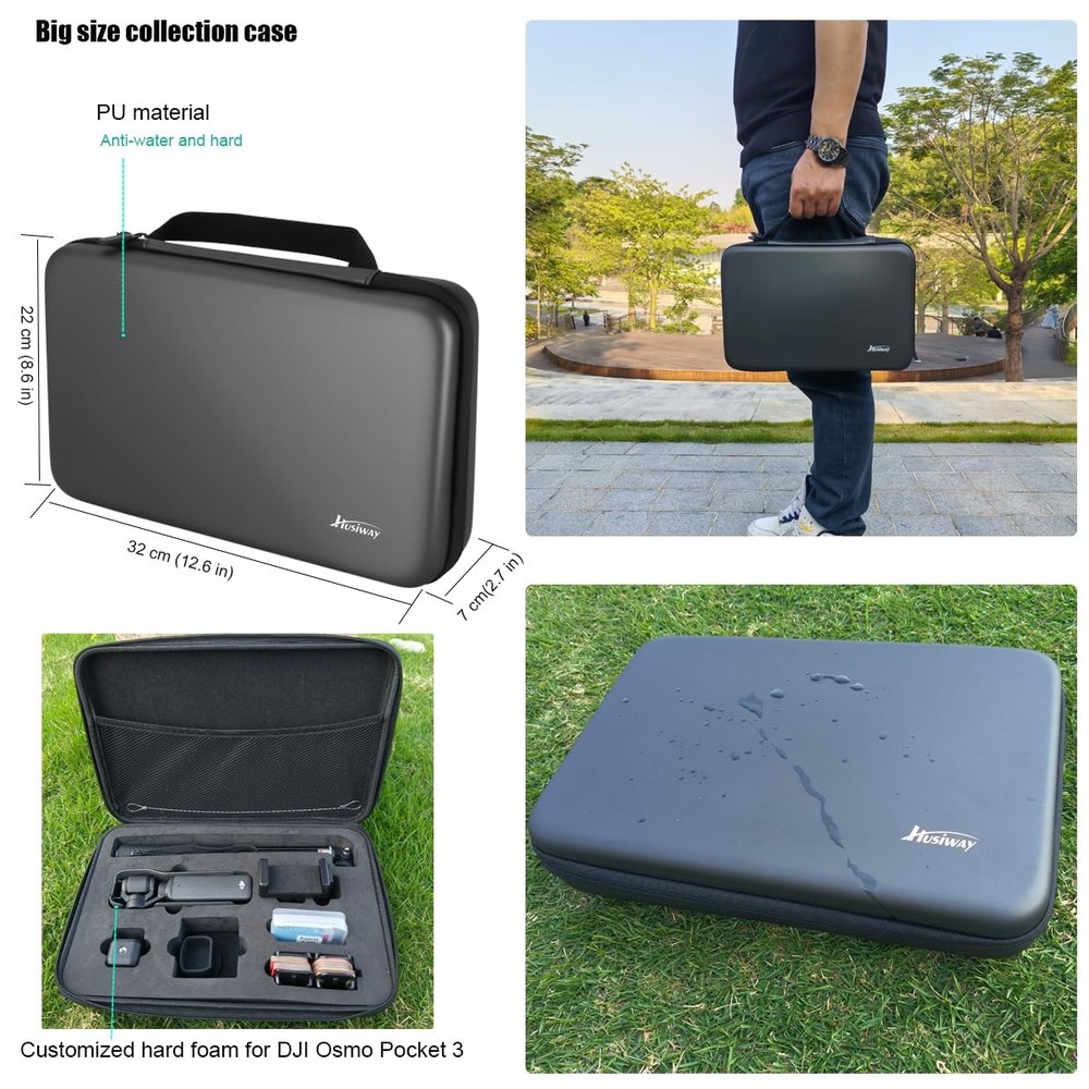 Accessories Kit for DJI Osmo Pocket 3 Creator Combo Case Magnetic Bracket...