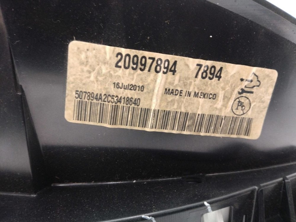 Speedometer MPH Fits 11 SRX 632149