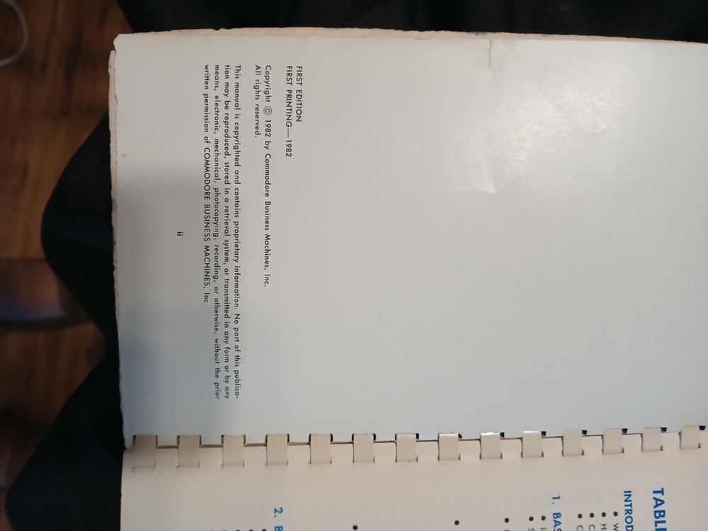 Commodore C-64 Programmer's Reference Guide First Edition