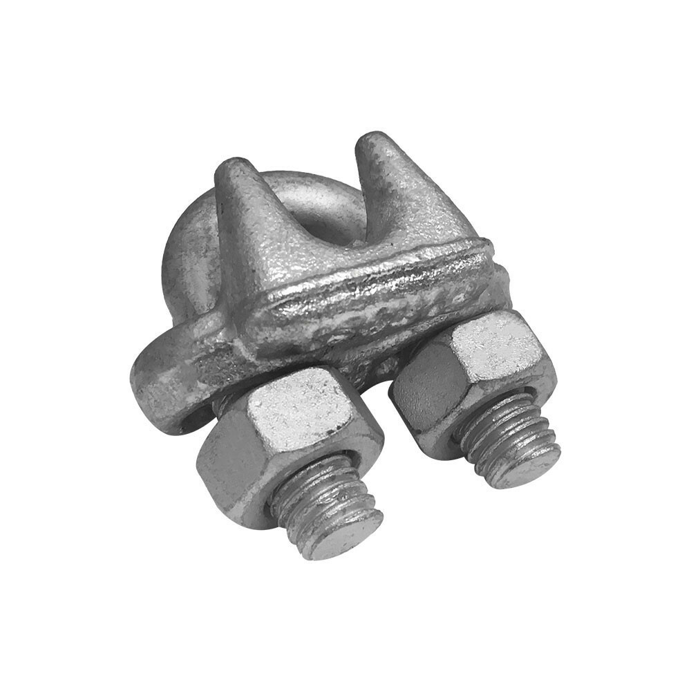 Drop Forged Galvanized Wire Rope Cable Clips 1/2 inch - 2 Pc