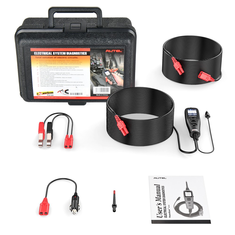Autel PowerScan PS100 Power Circuit Probe Tester Black