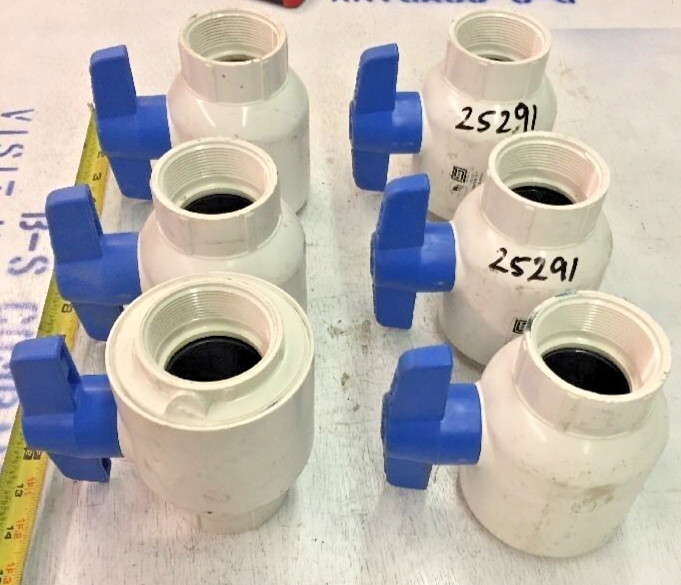 Spears 2" 150 Threaded Ball Valve PVCI EPDM Seat