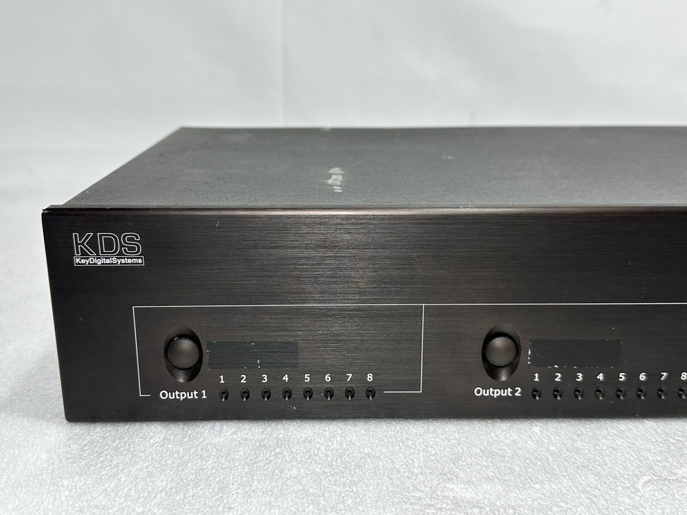 KDS Key Digital System ~ Flash Matrix KD-MSW8X3 ~ Component Video BNC Switcher