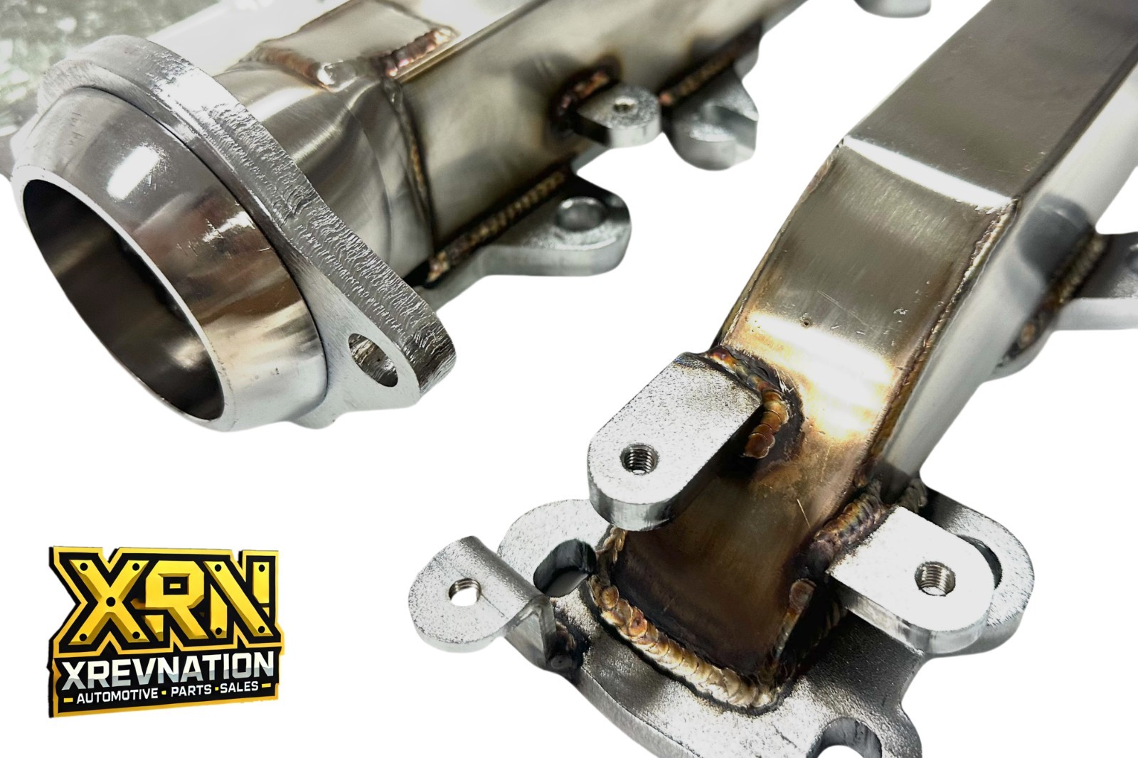 High Flow SS Exhaust Manifold Kit for 2009–24 Dodge Ram 1500 2500 3500 5.7 HEMI