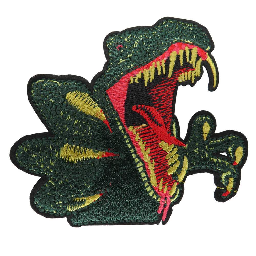 Dino patch patch iron on patch biker punk patch iron on