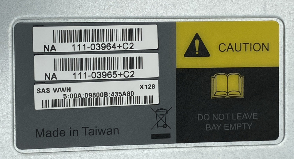 Netapp SAS Controller Module 32GB RAM 111-03964+C2