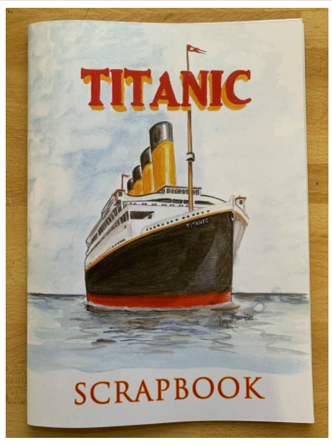 RMS Titanic Scrap Book 56 Pages
