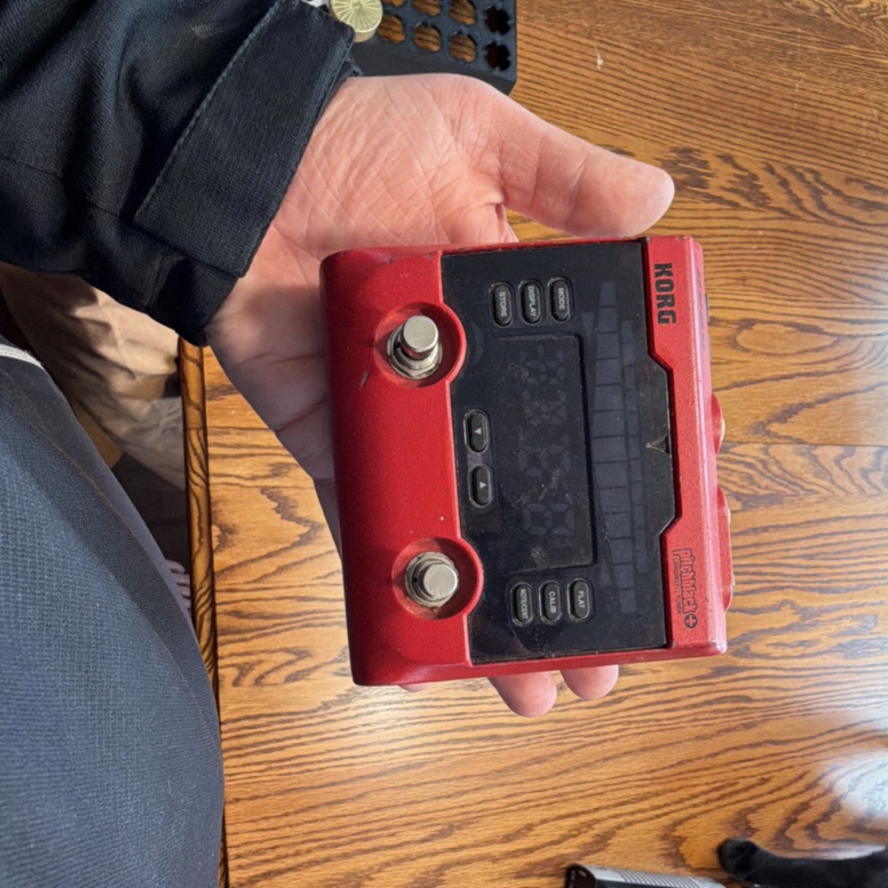 Korg Pandora Stomp Digital Multi-Effects Processor Pedal Red Electric Guitar