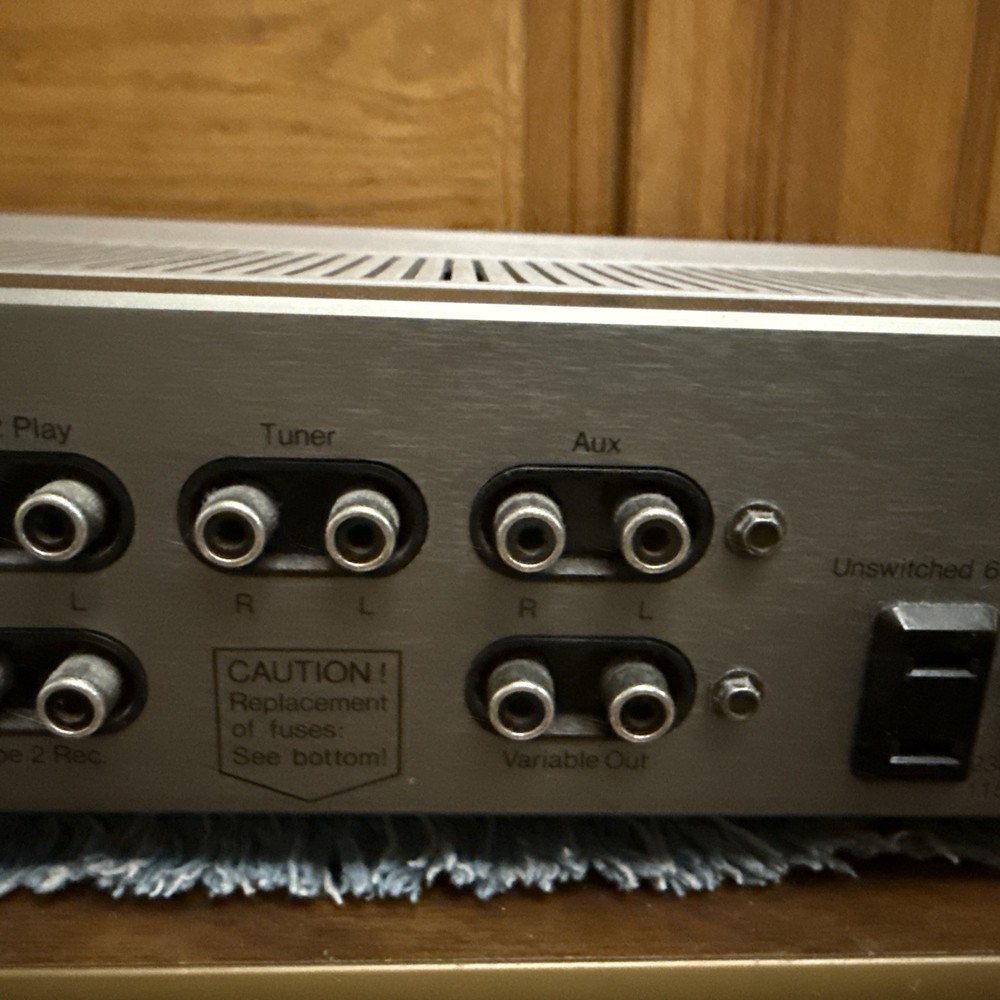 TANDBERG CONTROL AMP TCA 3002 Silver Working