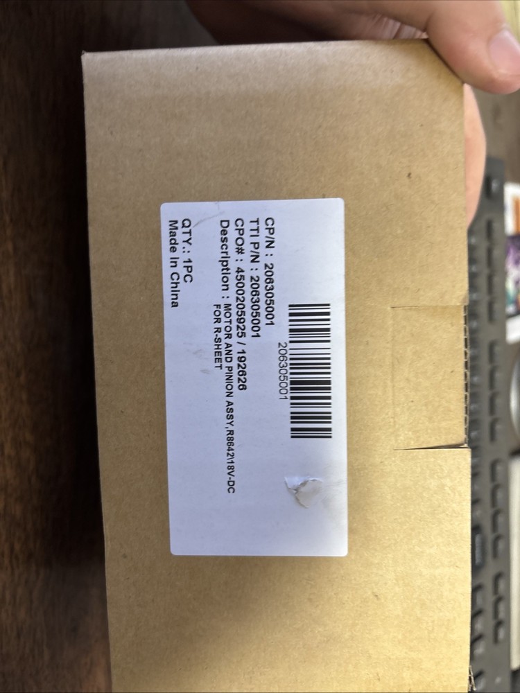 Motor Assembly 206305001