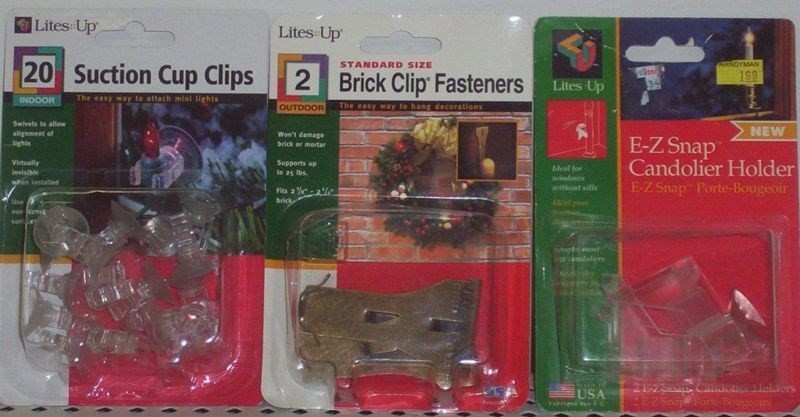 3 PACKAGES NEW Decorating Hooks and Clips