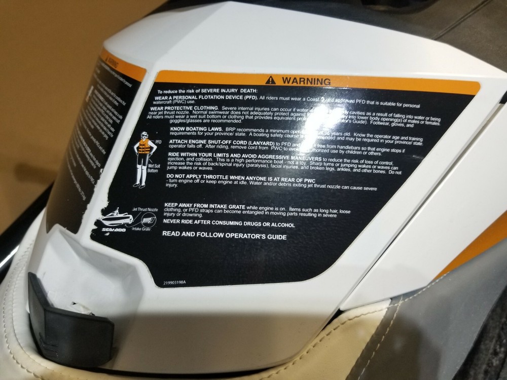 SEADOO RXT 260 2013 Graphics / Decal / Sticker Kit