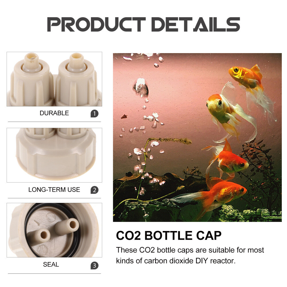4PCS CO2 Diffuser System Kit Brine Shrimp Hatchery Kit Co2 Generator for Plants