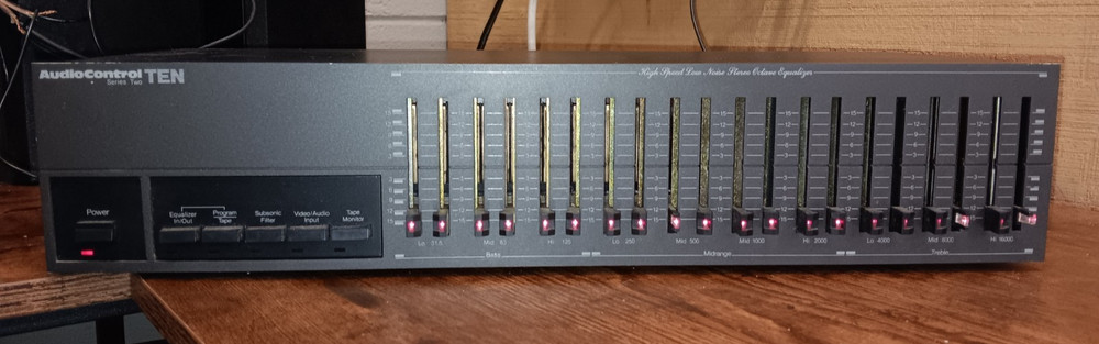 Vintage Audio Control Ten Stereo Equalizer Series Two