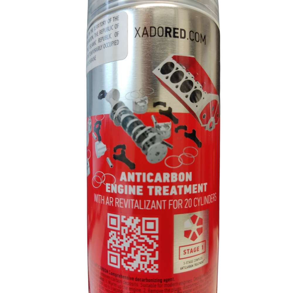 XADO RED ANTICARBON Piston Ring Cleaner Flask Spray Can 320ml