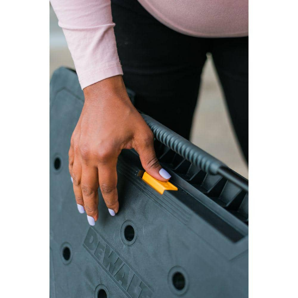 Durable Multi-Purpose Folding Portable Workbench 33 In. Lightweight Work Space