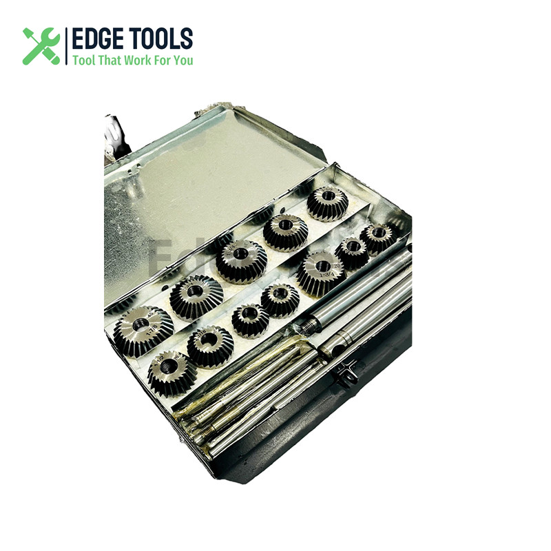 Engine Valve Seat Cutter Carbon Steel HCS Cutter Set 10 Pcs With Metal Box USA