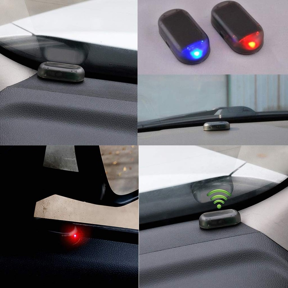 2Pcs Strobe Signal Security System,Universal Flash Warning LED Light,Alarm...