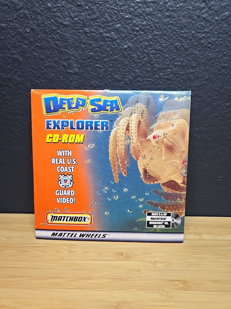 Matchbox Deep Sea Explorer 1999 CD Game Software Mac Windows 95 98