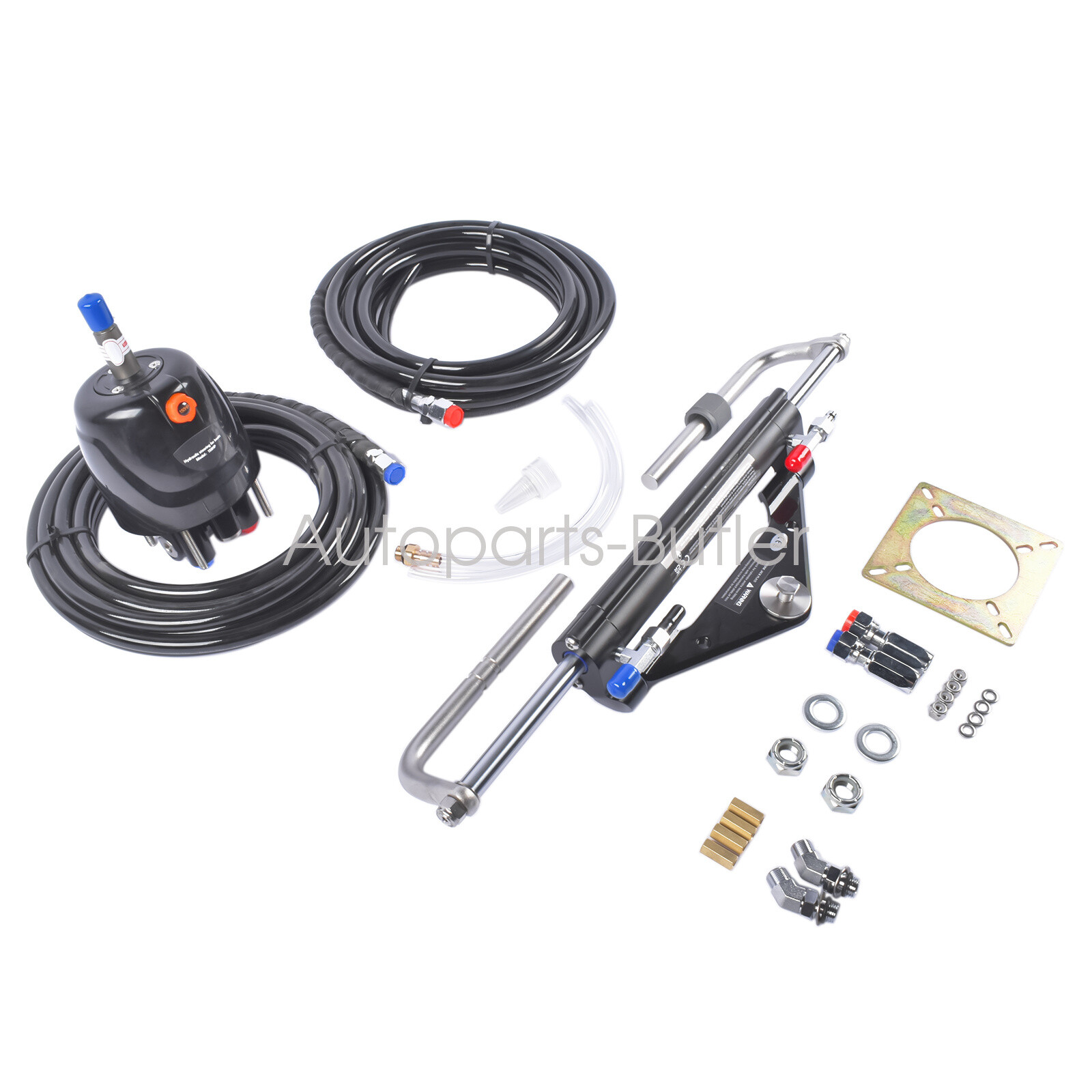 20FT Boat Hydraulic Steering System Kit Marine Outboard Steering 150HP HK4200A-3