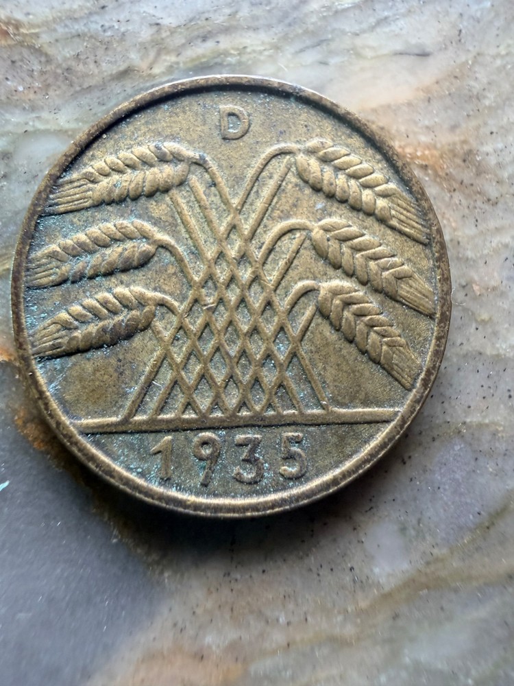 Germany 10 Pfennig 1935 D