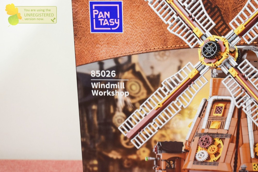 Pantasy Steampunk Windmill Workshop Buildable Brick Block Set 85026