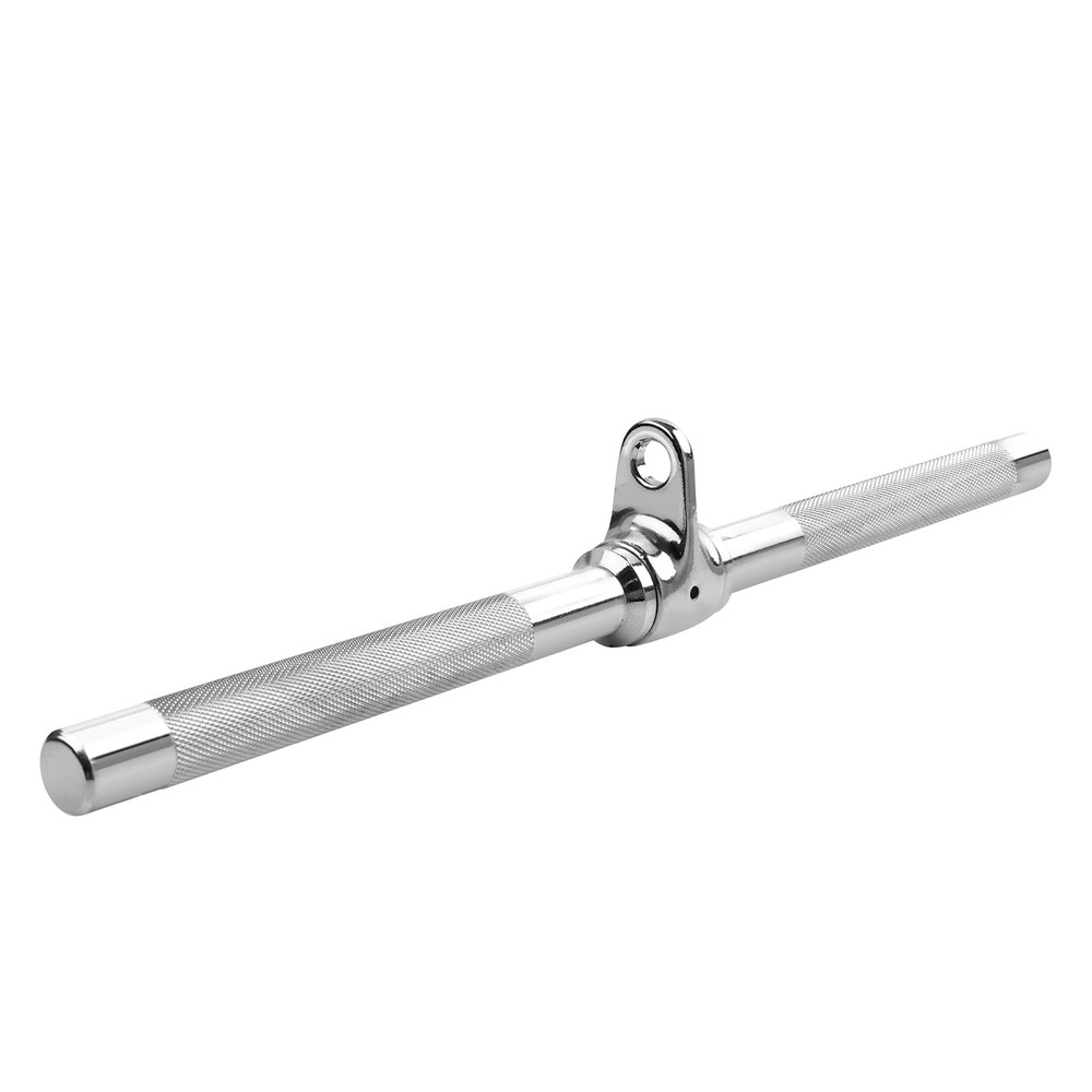 Straight Rotating Bar, 360° Rotating Straight Pull Down Bar Cable Machine Att...