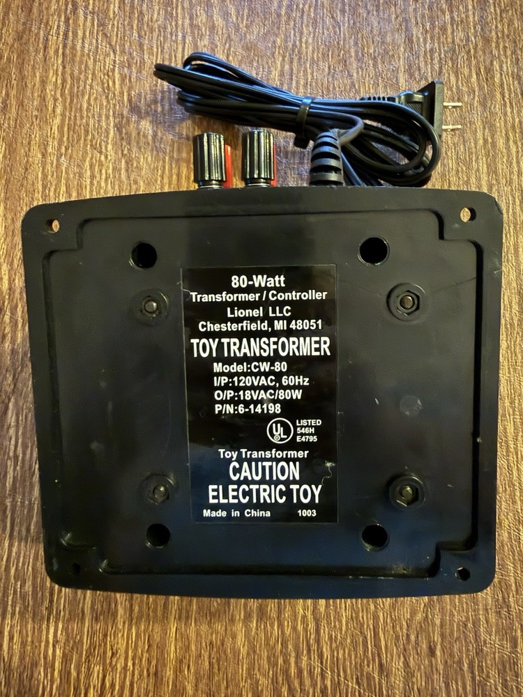 Lionel CW 80 Watt Transformer Train Controller