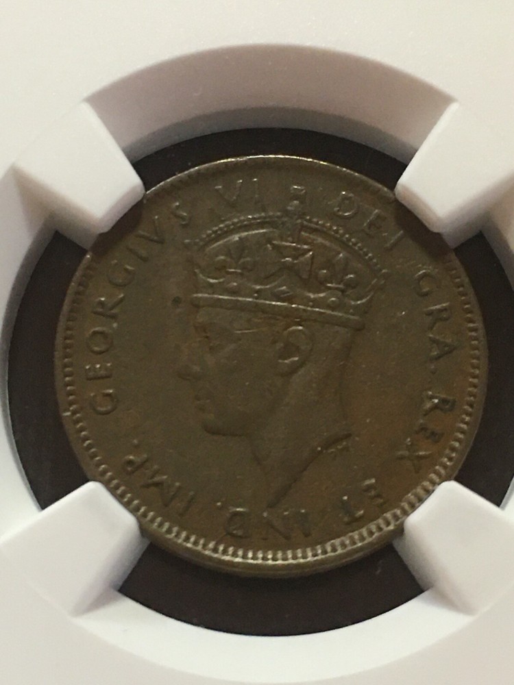 1944c NGC Graded Newfoundland Small Cent 1¢**EF-45** Cert# 040