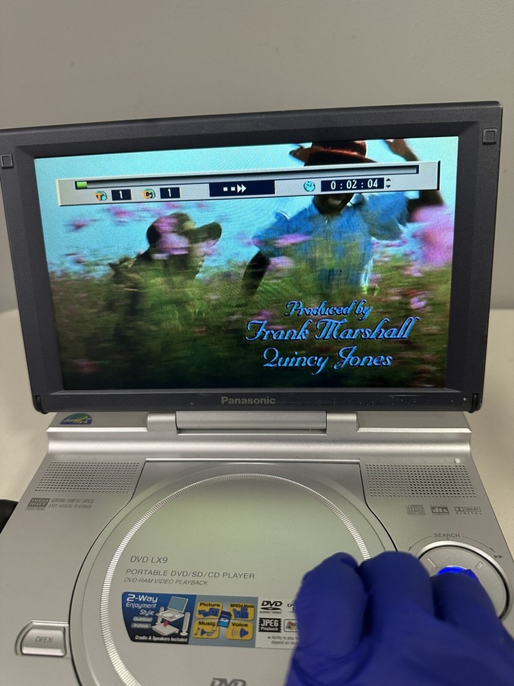 Panasonic DVD-LX9 Portable DVD/SD/CD Player ( Model No. RAQ0032) Multi Cradle