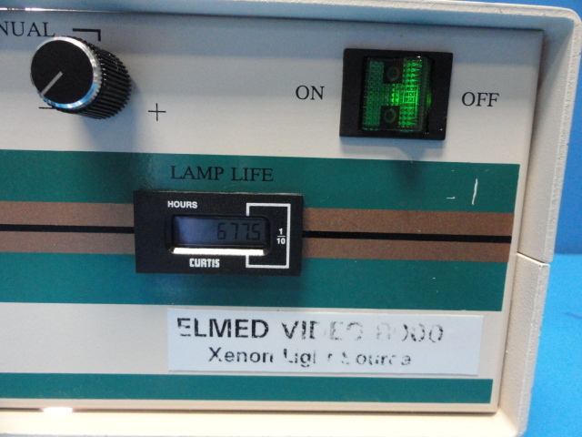 Elmed Video 8000 Type 52‑9842 Xenon Light Source / Illuminator ~ 7496