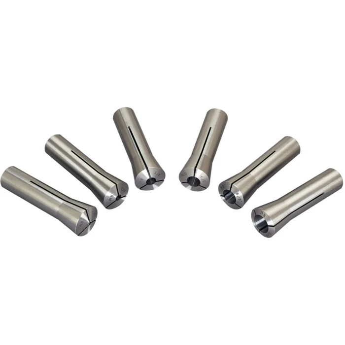JET 650133 6-PIECE R-8 INCH SIZE COLLET SET R8 COLLETS