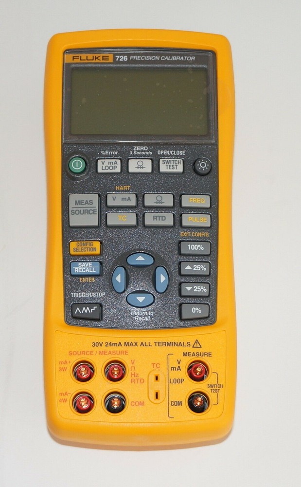 FLUKE 726 PRECISION MULTIFUNCTION PROCESS LOOP MA VOLT MV CALIBRATOR NEW USA 24