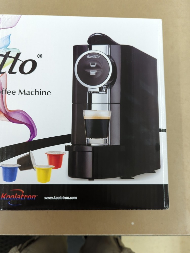 BARSETTO SINGLE SERVE EXPRESSO COFFEE MACHINE - BARSM1 - CAPSULE AUTO DROP