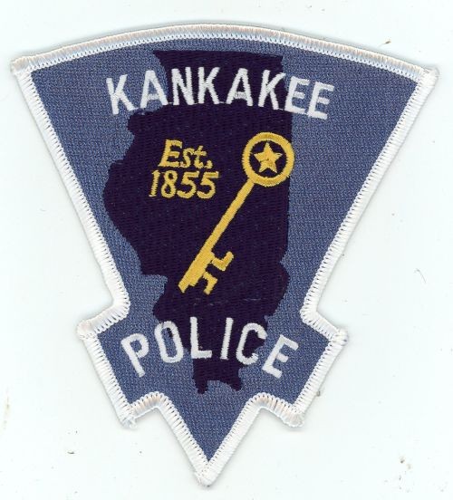 ILLINOIS IL KANKAKEE POLICE NICE SHOULDER PATCH SHERIFF