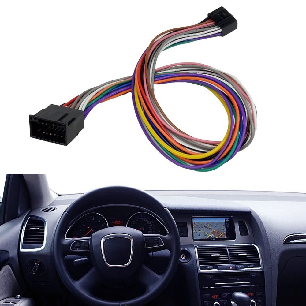 16Pin ISO Wire Harness Extension Cable for Car Stereo For Android Installation