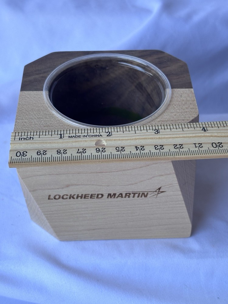 Lockheed Martin Abstract Wooden Planter