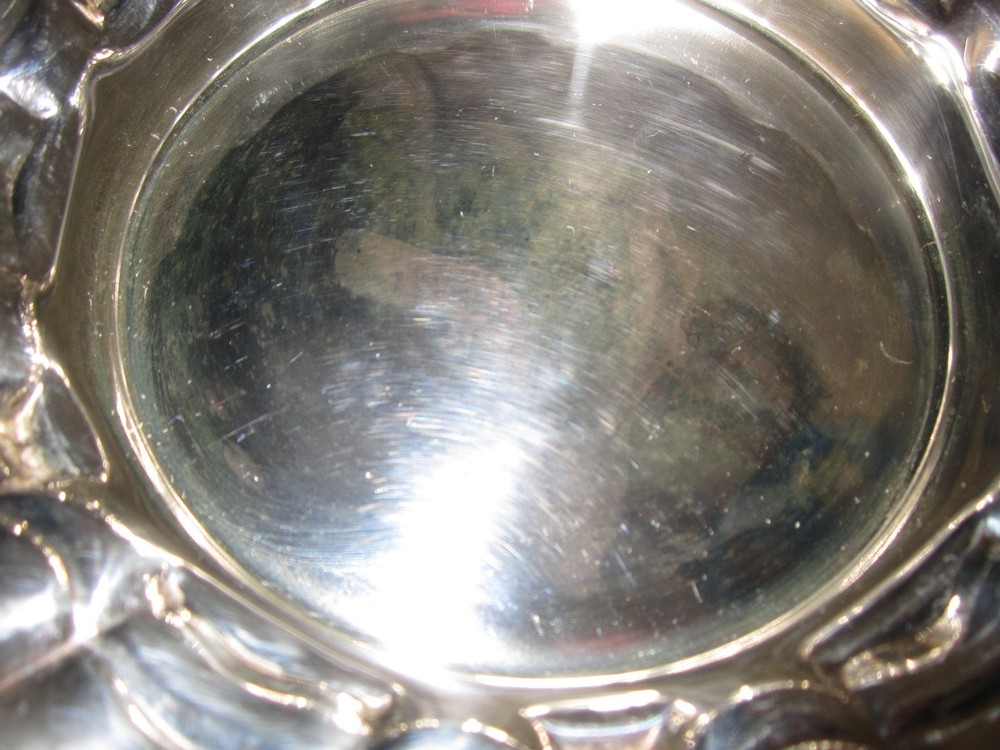 Vintage TOWLE Old Master Silver Plated Wine Champagne Bottle COASTER Cork Insert