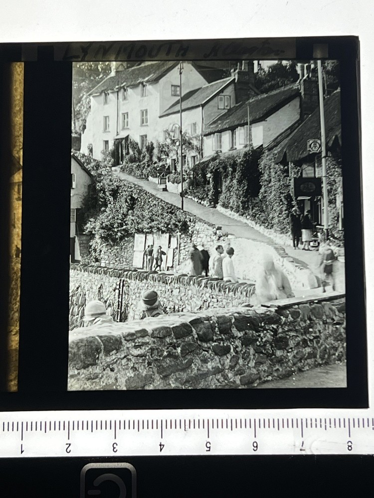 Magic Lantern Slide lynmouth Devon