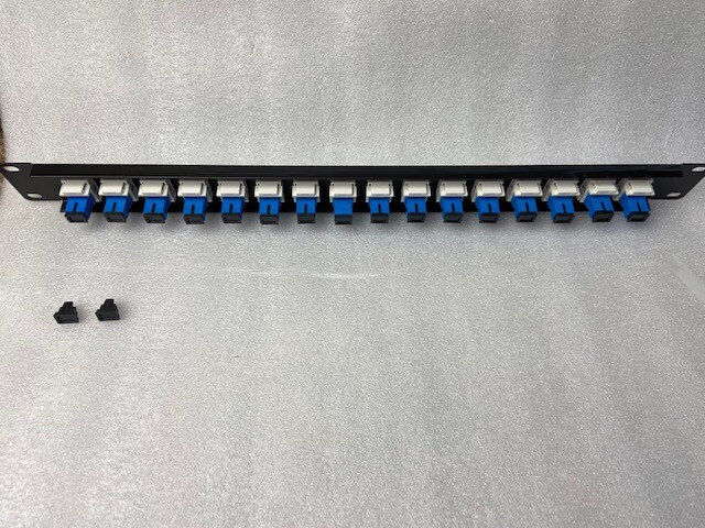 16 port SC SM In Line Keystone Coupler Patch Panel